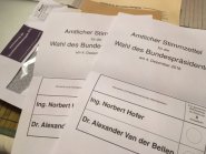 Briefwahl-Wahlkarte Bundesprsidentenwahl 2016 in sterreich